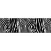 Bordură autoadezivă Zebră, 500 x 14 cm