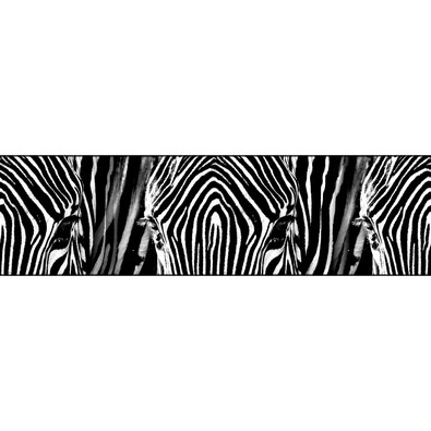 Samolepicí bordura Zebra, 500 x 14 cm