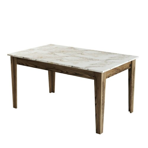 Stół do jadalni Milan Walnut and White