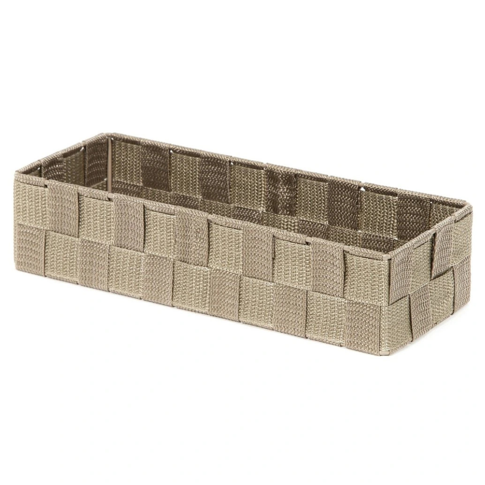Product detail of Compactor Úložný organizér do zásuvky Compactor TEX - košík L, 130 x 12 x 7 cm, Taupe (šedo-béžový), L