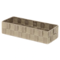Compactor Úložný organizér do zásuvky L TEX, 30 x 12 x 7 cm, taupe