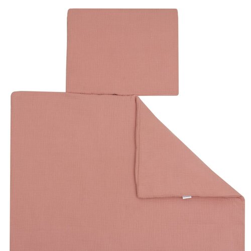 New Baby Muslin set z vložkom roza, 80 x 70 cm