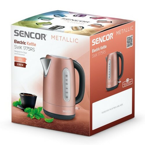 Sencor SWK 1775RS elektromos vízforraló, rózsaszín
