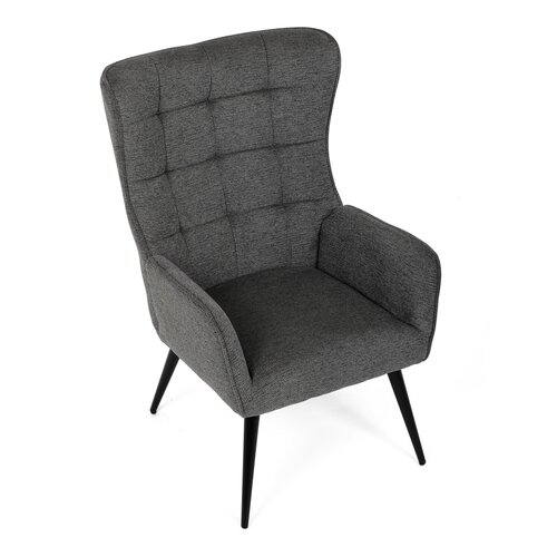 Relaxačné kreslo 315 GREY2, tmavosivá