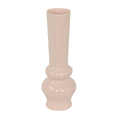Keramická váza Peony, růžová