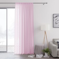 AmeliaHome Molisa Eyelets függöny, rózsaszín, 140 x 250 cm