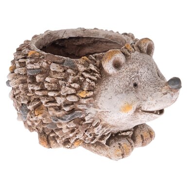 Keramični lonec za cvetje - ježek Kryštof, 33,5 x18,5 x 24 cm