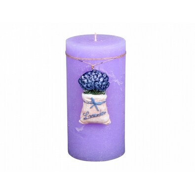 Dekoratívna sviečka Lavender Bag, valec