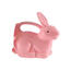 Konvička Zajac, ružová, 20,5 cm