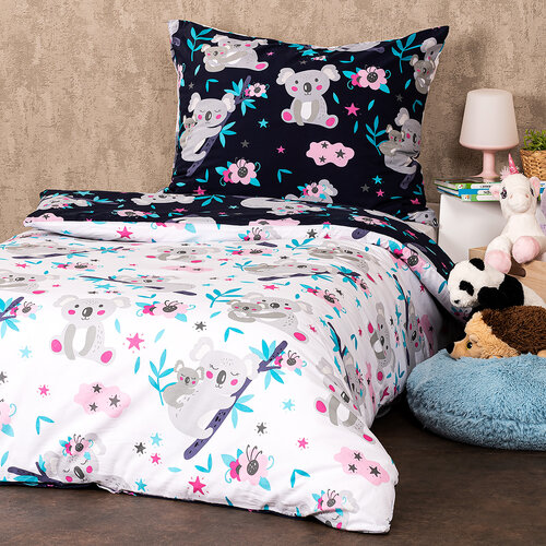 Lenjerie de pat din bumbac 4Home Koala friend, 140 x 200 cm, 70 x 90 cm