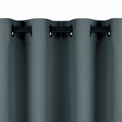 Restilo Záves Blackout EYELETS sivá, 140 x 245 cm