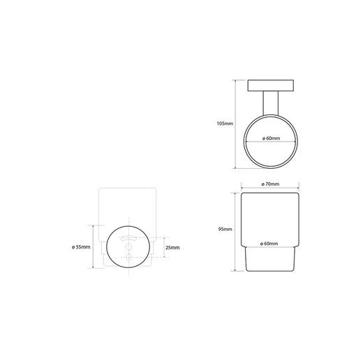SAPHO XR903 X-round kozarec, krom