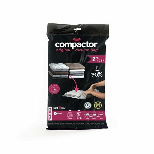 Compactor 2-delni set vakuumskih vrečk zashranjevanje Vac &amp; Roll, 40 x 60 cm