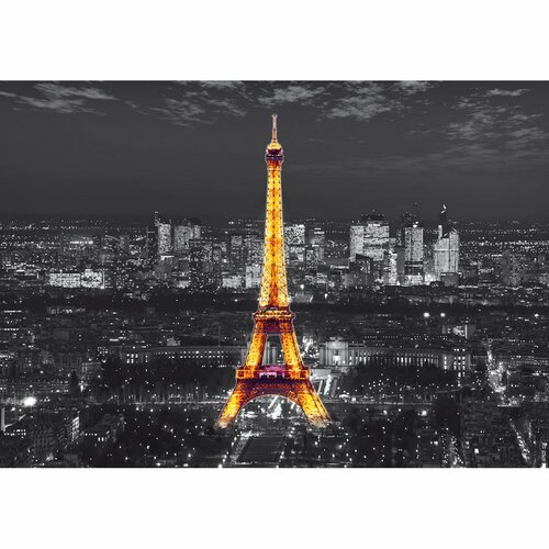 Fototapeta XXL Eiffelova veža v noci 360 x 270 cm, 4 diely