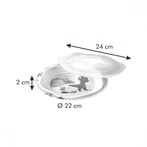 Tescoma DINO tányér tetővel, 22 cm