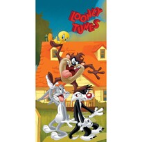 Looney Tunes Tazova Show törölköző, 70 x 140 cm