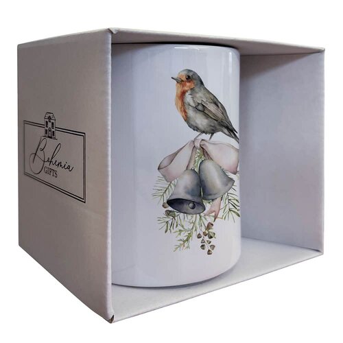 Bohemia Gifts Керамічна чашка Птах, 350 мл