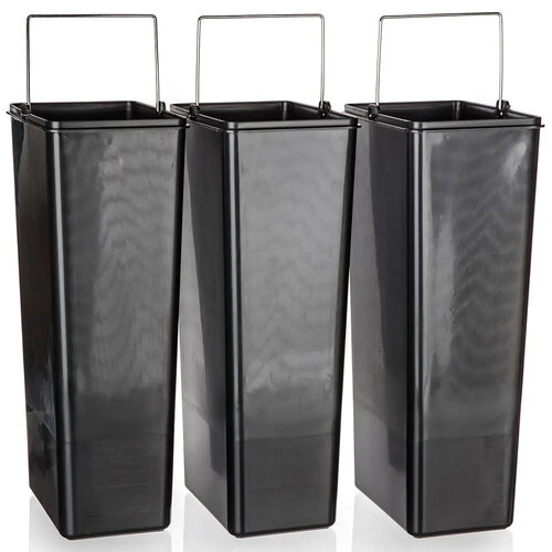 Brilanz Koš na tříděný odpad Savery, 3 x 20 l, nerez