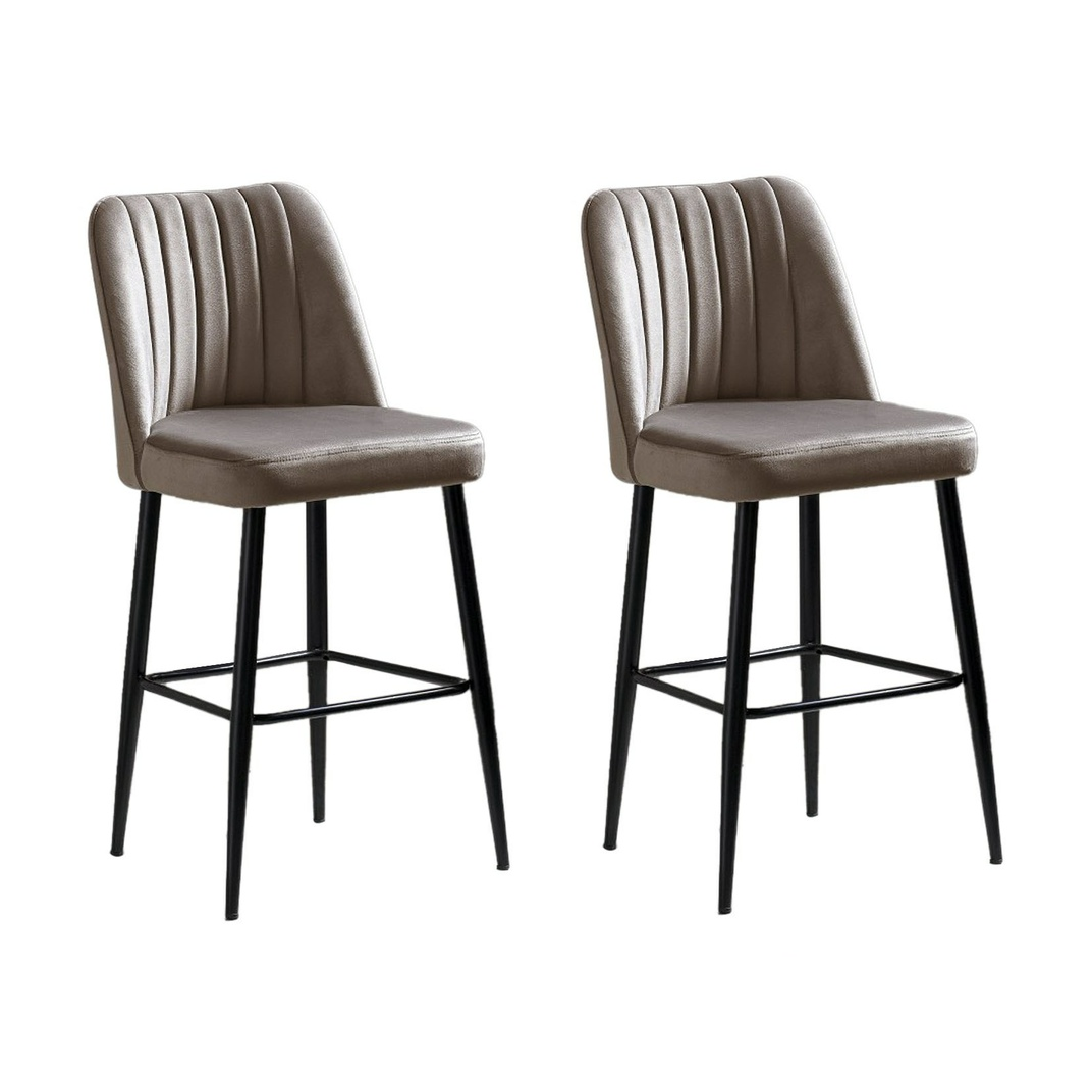 Sada barových židlí Vento Cappuccino and Black, 2 ks, 2 ks