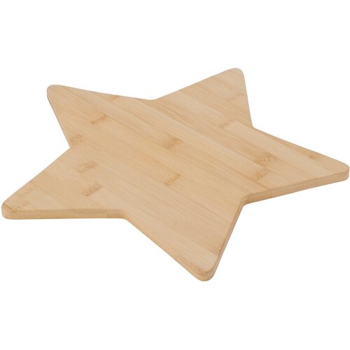 Weihnachtliches Servierbrett aus Bambus Stern