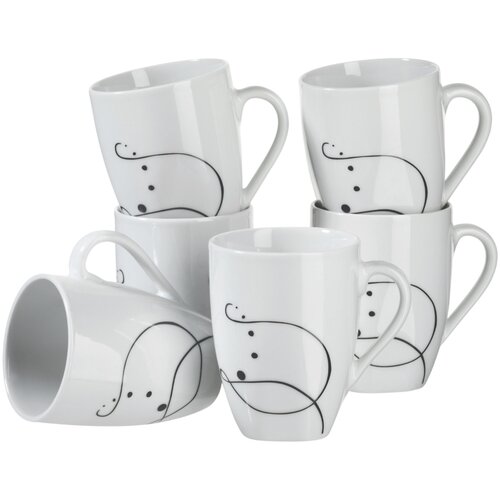 Mäser Sada hrnků 6 ks CHANSON – 330 ml