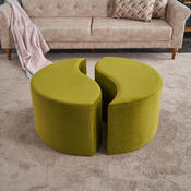 Taboret Alis Pouf Green