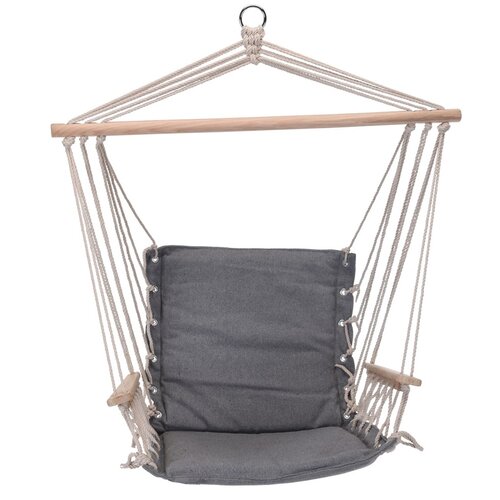 Hängeschaukelstuhl Comfortable Grau, 100 x 53 cm
