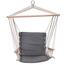 Visoki viseči ležalnik Comfortable siv, 100 x 53cm