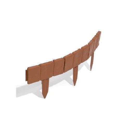 Kerti paliszád - terakota szegéllyel, 2,5 m termék 2. képe