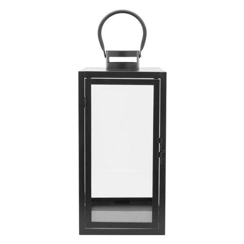 Altom Lanternă decorativă suspendată Pătrat negru, 20 x 44 x 20 cm