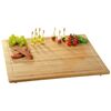 Kesper 58599 Placă de tăiat din bambus, 56 x 50 x3,1 cm