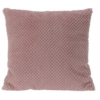 М'яка флісова подушка рожева, 45 x 45 см