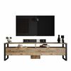 Televízny stolík Man Atlantic Pine and Black