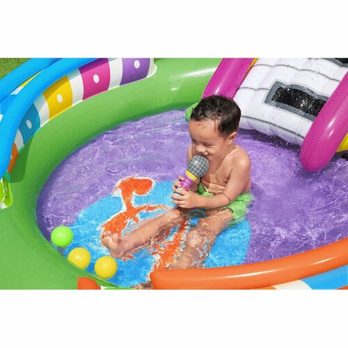 Bestway Aufblasbares Wasserspielzentrum Sing and Splash, 295 x 190 x 137 cm