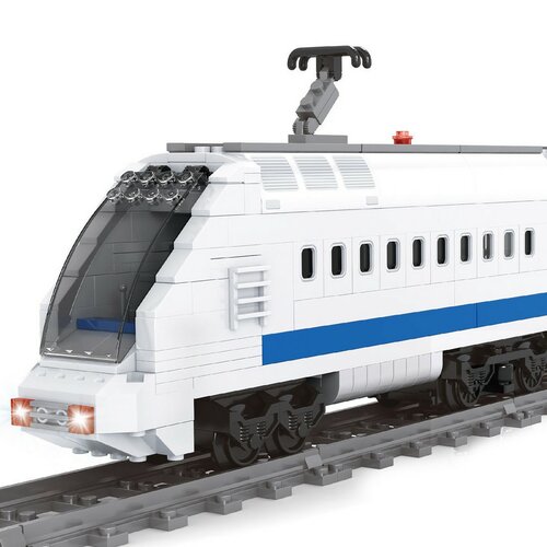 Set Rappa Bloxo tren rapid cu șine 615piese