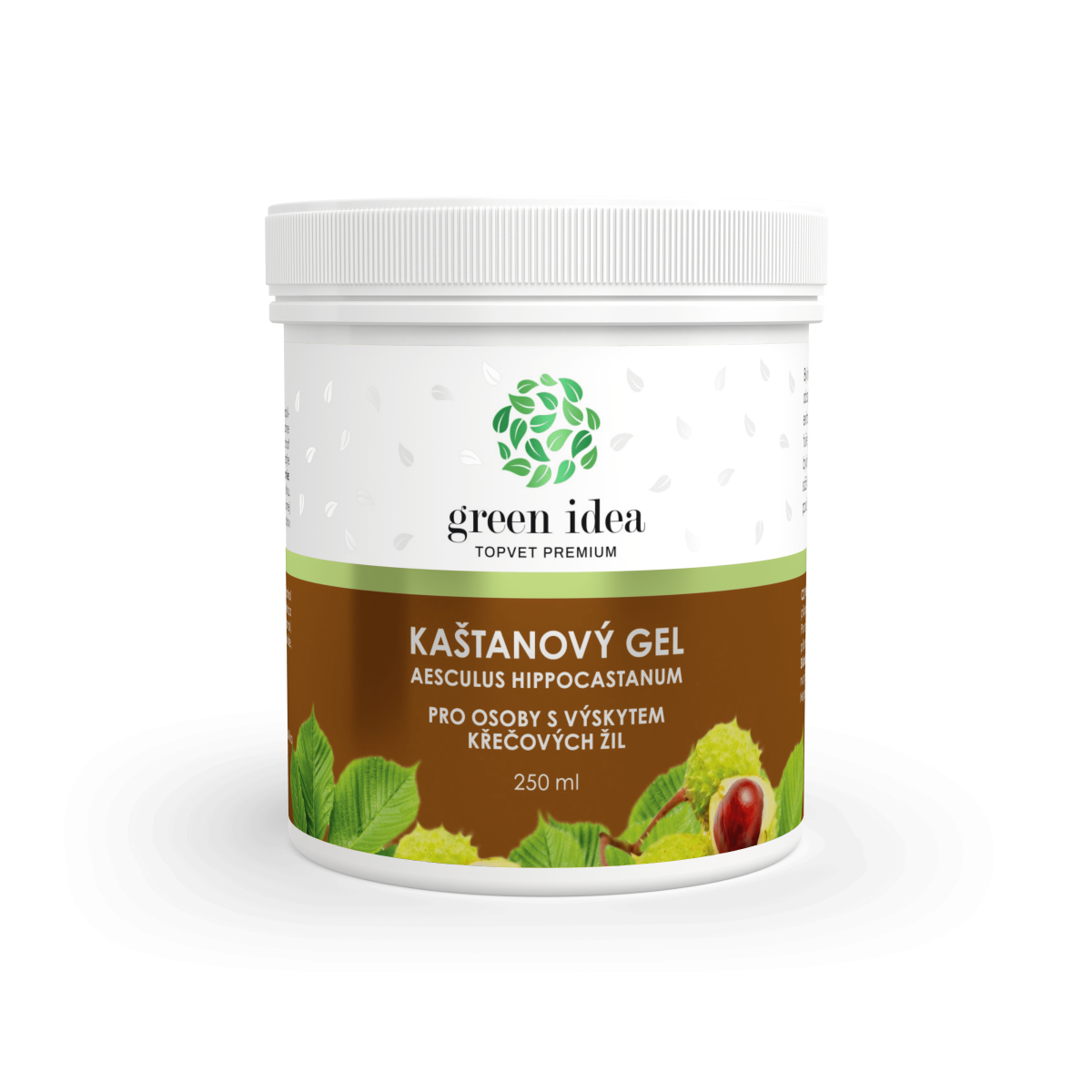 Green Idea kaštanový gel na křečové žíly 250 ml