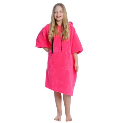 Towee Surf poncho MONO Bubblegum rózsaszín, 60 x90 cm