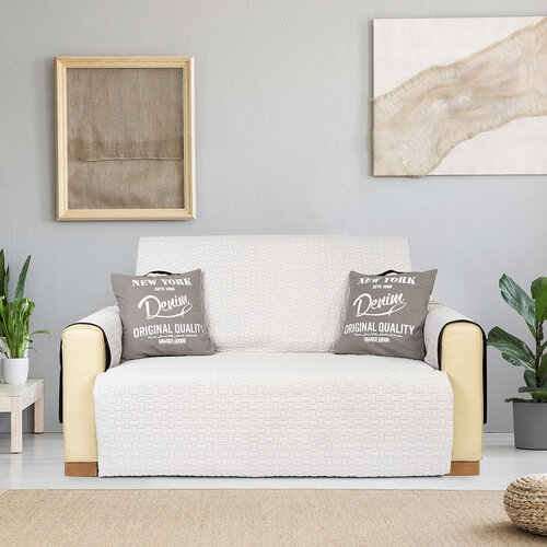 4Home Sofaüberzug Doubleface schwarz/grau, 180 x 220 cm