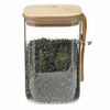 Maxxo steklena posoda Bamboo z žličko, 1 l