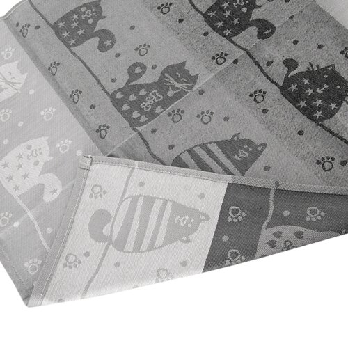 Orion Kuhinjska krpa Mačke, 50 x 70 cm, set 3 kos