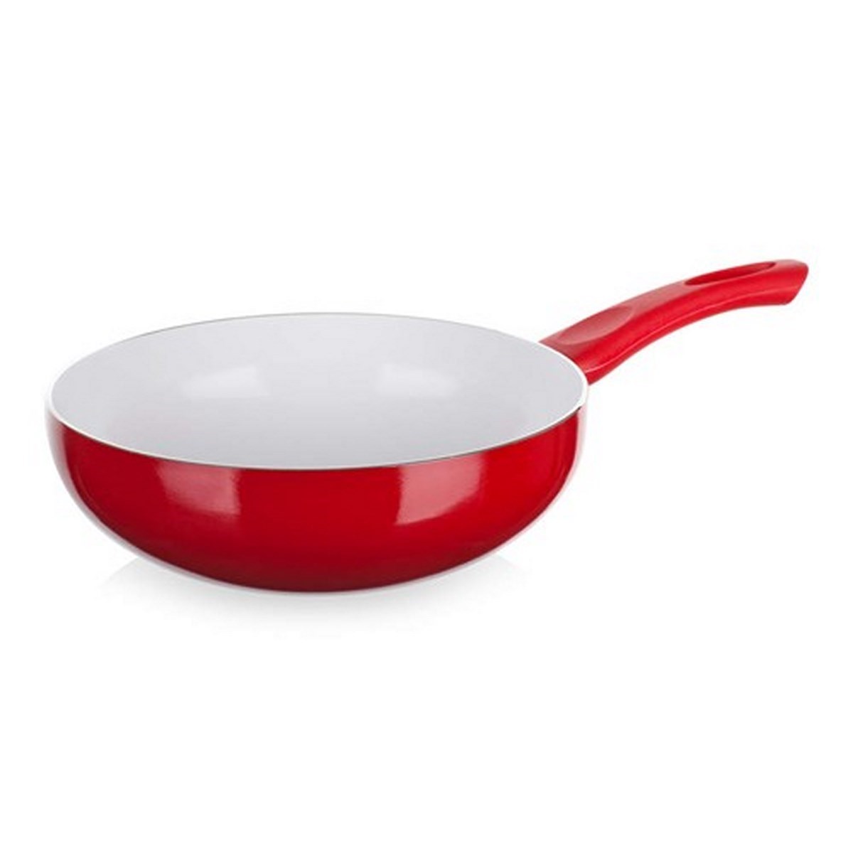 Pánev WOK Red Culinaria červená, 24 cm, Banquet