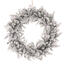 Umelý zasnežený veniec z ihličia, pr. 30 cm