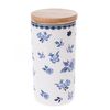 Porcelanska posoda z bambusnim pokrovom Floral,500 ml