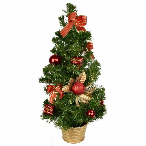 Caronia karácsonyi díszített fa, 45 cm
