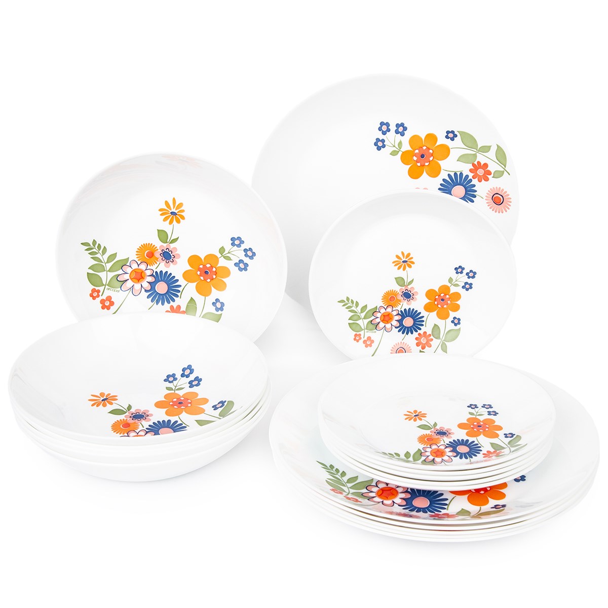 Arcoroc 18-dielna jedálenská súprava Celena