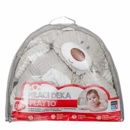 PlayTo Luksusowa mata do zabawy z Minky z melodią, miś