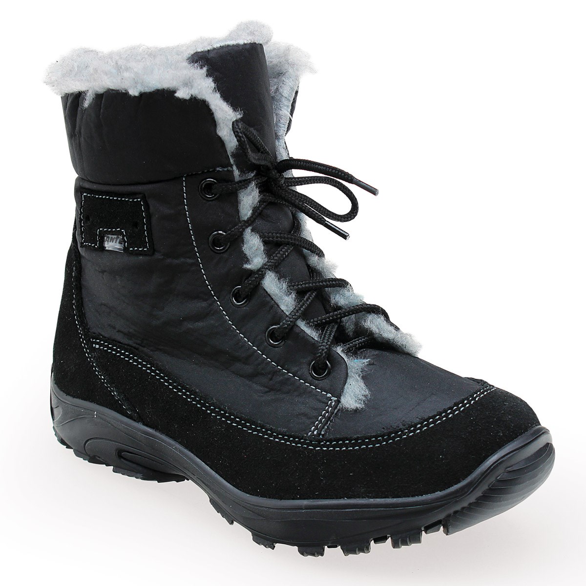 Santé dámská zimná obuv s kožušinkou čierna