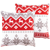 4Home Świąteczna poszewka na poduszkę Red Nordic,