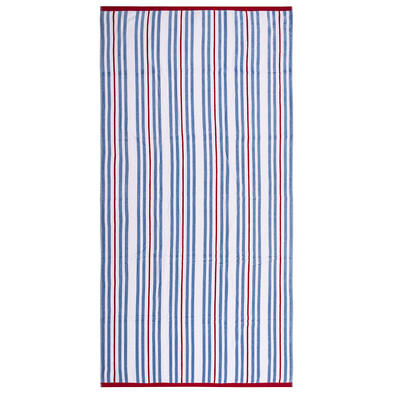 Ręcznik plażowy Ropes niebieski, 90 x 170 cm