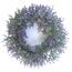 Coroniță artificială Buxus violet, diametru 16 cm